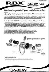 SOLAS RBX-104 Hub Kit