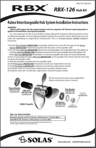 SOLAS RBX-126 Hub Kit