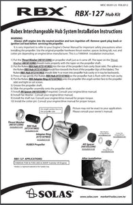 SOLAS RBX-127 Hub Kit
