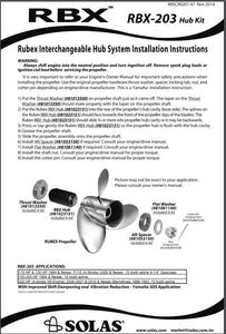 SOLAS RBX-203 Hub Kit