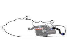 Laden Sie das Bild in den Galerie-Viewer, RIVA RACING SINGLE REAR EXHAUST KIT SEA-DOO RXP 300 (2021 - 2022)